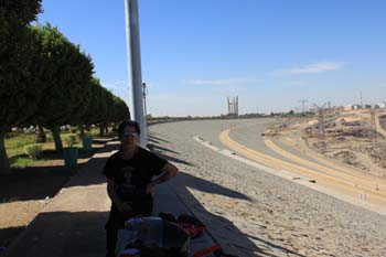 Auf dem Assuan High Dam