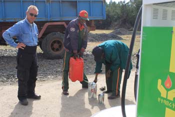 Tanke defekt, Plan B wird realisiert