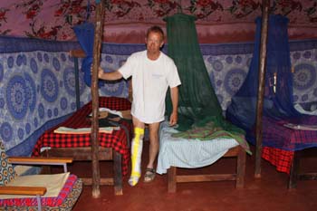 Unterwegs richtung Dusche