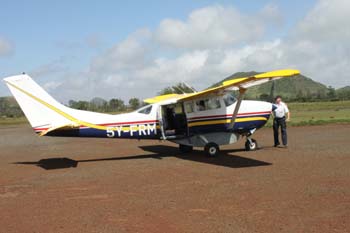 Unser Flieger nach Nairobi