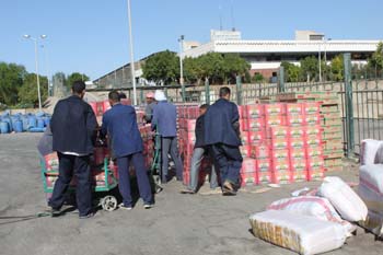 Transportmittel für auf die Fähre