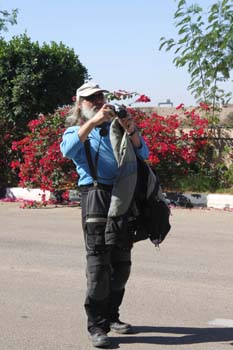 Uwe macht Erinnerungsfoto