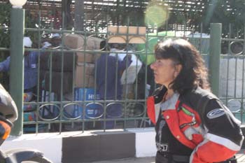 Zum Glück muss ich nicht dort hindurch