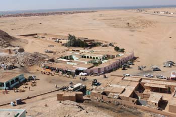 Unsere Hotelanlage von oben gesehen