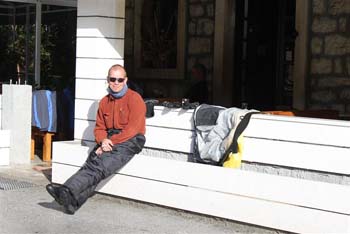 Mittagsrast mit Regenpause