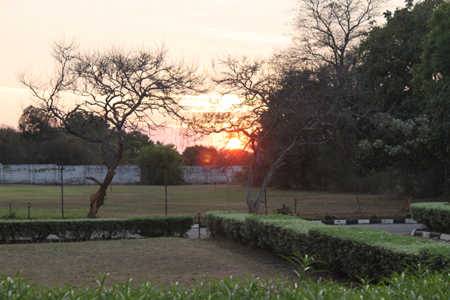 7. Wieder ein herrlicher Sonnenuntergang in Lusaka