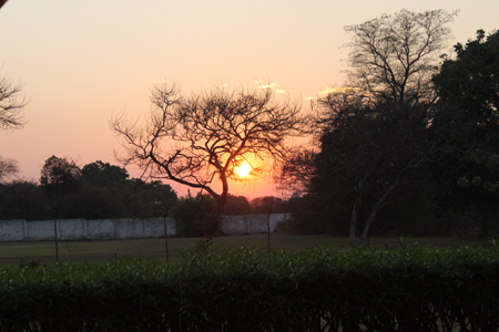 3. bezaubernder Sonnenuntergang