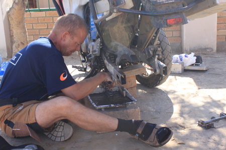 2. Frank bei der Arbeit