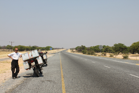 1. Das ist ganz schön warm hier in Botswana
