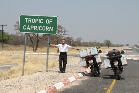 3. Auch ich überquere die Tropic of Capricorn zum 2. Mal